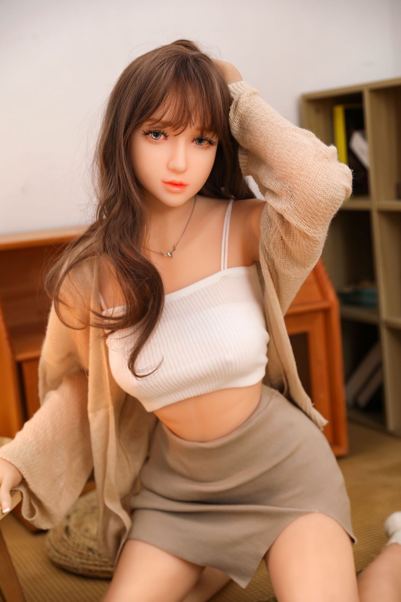 Sapphire 158CM White Love Sex Doll Tracy real doll17 1 Sapphire 158CM White Love Sex Doll - Image 17